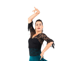 Flamenco dance blouse Lace |  Blusa de baile flamenco Encaje
