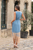 VESTIDO MODELO JEREZ AZUL