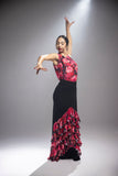 Flamenco dance skirt and top  |  Falda baile flamenco y blusa estampada