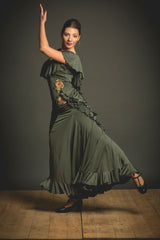 Flamenco dance dress Romeros Model |  Vestido baile flamenco Modelo Romeros