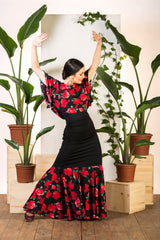 Flamenco dance skirt and top  |  Falda baile flamenco y blusa