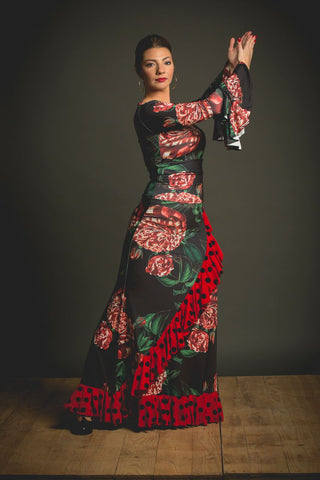 Flamenco skirt and top |  Falda y blusa baile flamenco