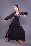 Flamenco dance skirt  Modelo Volantes |  Falda baile flamenco Modelo Volantes