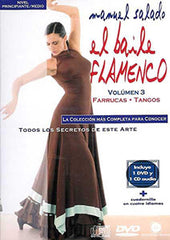 Manuel Salado: Flamenco Dance - Intermediate Level Farrucas y Tangos (DVD/CD) |  Manuel Salado El baile flamenco “Nivel Avanzado” Farrucas y Tangos (DVD/CD)