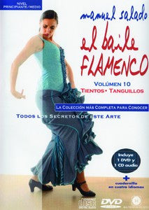 Manuel Salado: Flamenco Dance - Intermediate Level Tientos y Tanguillos(DVD/CD) |  Manuel Salado El baile flamenco “Nivel Intermedio” Tientos y Tanguillos(DVD/CD)