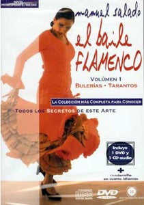 Manuel Salado: Flamenco Dance - Intermediate Level Bulerías y Tarantos(DVD/CD) | Manuel Salado El baile flamenco “Nivel Avanzado” Bulerías y Tarantos (DVD/CD)