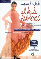 Manuel Salado: Flamenco Dance - Intermediate Level Sevillanas y Fandangos (DVD/CD) |  Manuel Salado El baile flamenco “Nivel Avanzado” Sevillanas y Fandangos (DVD/CD)
