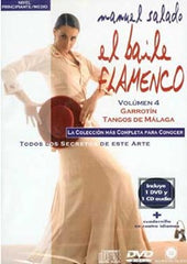 Manuel Salado: Flamenco Dance - Intermediate Level Garrontín y Tangos de Málaga (DVD/CD) |  Manuel Salado El baile flamenco “Nivel Avanzado” Garrontín y Tangos de Málaga (DVD/CD)