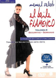 Manuel Salado: Flamenco Dance - Intermediate Level Seguiriyas y Serranas (DVD/CD) |  Manuel Salado El baile flamenco “Nivel Avanzado” Seguiriyas y Serranas (DVD/CD)