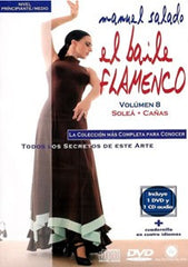 Manuel Salado: Flamenco Dance - Intermediate Level Caña y Soleá (DVD/CD) |  Manuel Salado El baile flamenco “Nivel Intermedio” Caña y Soleá (DVD/CD)