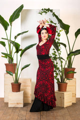 Flamenco dance skirt and top 3 pieces |  Falda baile flamenco y blusa 3 piezas