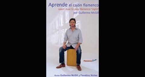 Aprende el Cajon Flamenco - Guillermo McGill (DVD / Libro partituras)