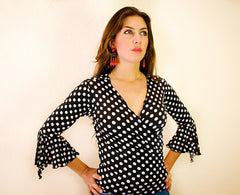 Flamenco dance blouse |  Blusa de baile flamenco