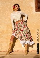 Begoña Cervera Boots Chocolata Model |  Zapato baile flamenco Begoña Cervera Bota Chocolata