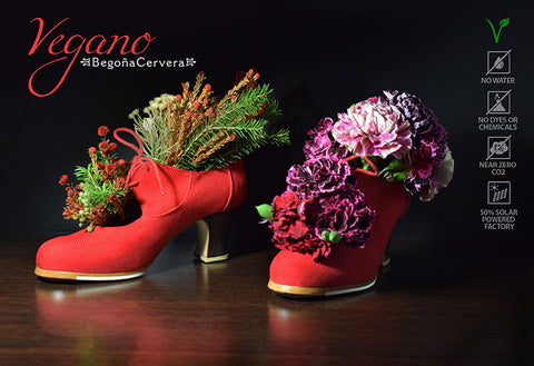 Flamenco dance shoes Begoña Cervera Vegano Model |  Zapato baile flamenco Begoña Cervera Modelo Vegano