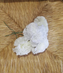 Flamenca Flowers | Claveles, flores para flamenco blanco