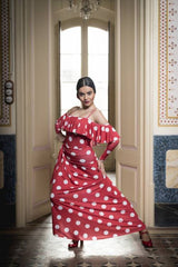 Flamenco dance skirt and top  |  Falda baile flamenco y blusa