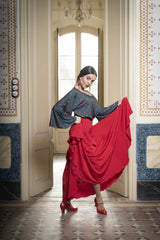 Flamenco dance skirt Cala model |  Falda baile flamenco modelo Cala
