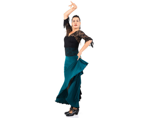 Flamenco dance skirt Godet |  Falda baile flamenco Godet