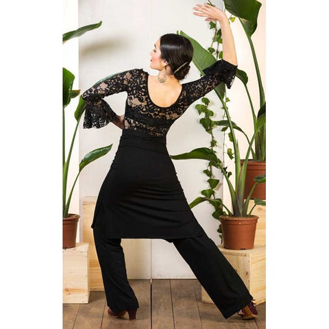 Flamenco dance split skirt |  Falda pantalón baile flamenco