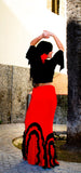 Flamenco dance skirt cantiñas |  Falda baile flamenco cantiñas