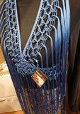 Fringes Silk strip | Tira de flecos de seda natural