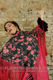 Flamenco Shawl special dance prints colors |  Mantón especial para baile flamenco estampado