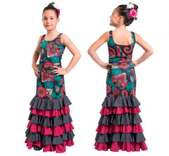 Flamenco dance skirt and blouse girls |  Conjuntos Baile Flamenco Niña
