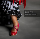Flamenco dance shoes Begoña Cervera Dulce Model |  Zapato baile flamenco Begoña Cervera Modelo Dulce