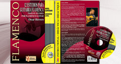 12 Studies for Flamenco Guitar Advanced Level, (Book + CD), Óscar Herrero  | 12 Estudios para Guitarra Flamenca (CD/Libro partituras) Nivel Avanzado, Oscar Herrero