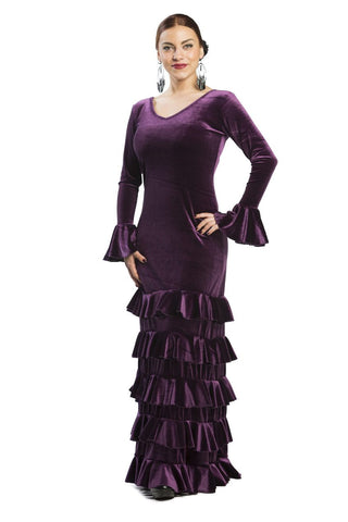 Flamenco dance dress Silverio Model |  Vestido baile flamenco Modelo Silverio