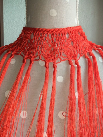 Flamenco Dance Fringed necklace | Gargantilla De Flecos Para El Baile Flamenco