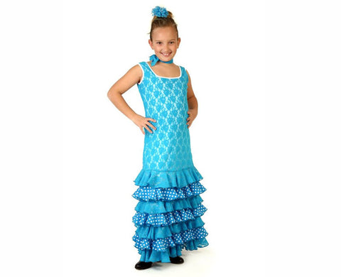 Vestido de niña baile flamenco Monroy