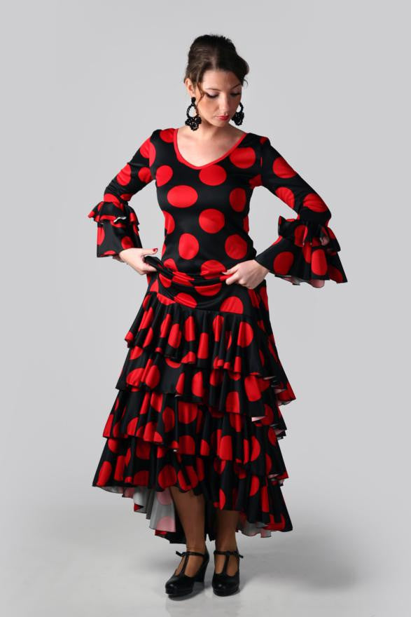 Vestido de Flecos Modelo Botanic, Trajes de Flamenca Vestidos Flamenco de  Sevillana Moda Sevilla