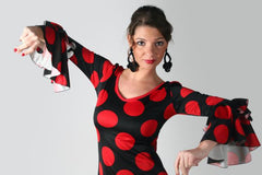 Flamenco dance dress Lunares Model |  Vestido baile flamenco Modelo Lunares