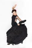 Flamenco dance skirt  Modelo Volantes   |  Falda baile flamenco Modelo Volantes