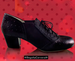 Flamenco dance shoes Begoña Cervera Picado Model |  Zapato baile flamenco Begoña Cervera Modelo Picado